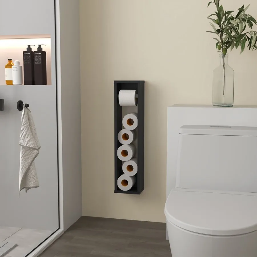

Toliet Paper Holder Magna Bathroom Black