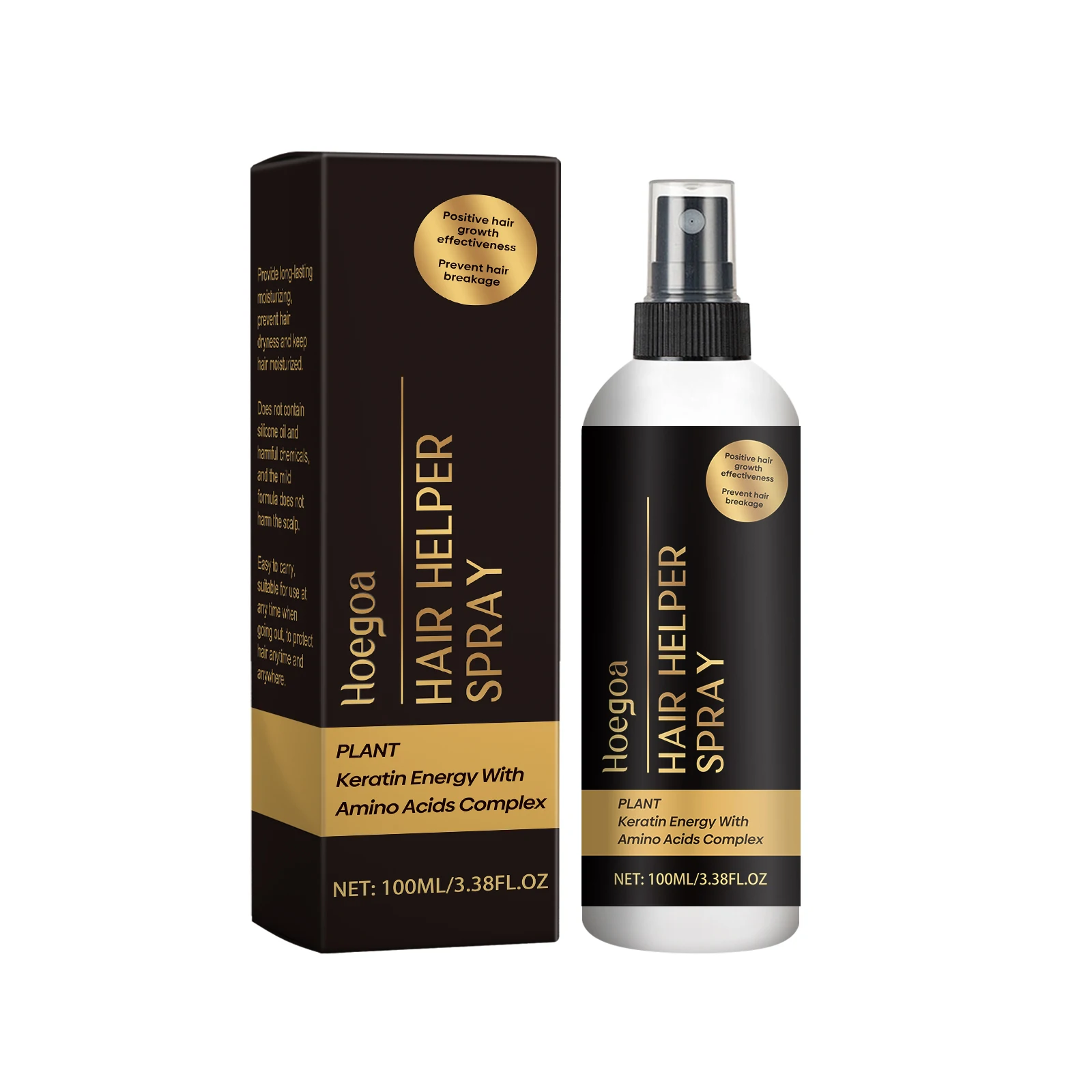 

Hoegoa Nourishing Hair Care Spray Nourishes Hair Follicles Protects Hair Nourishes Scalp Hydrates And Softens Hair Spray 3pcs