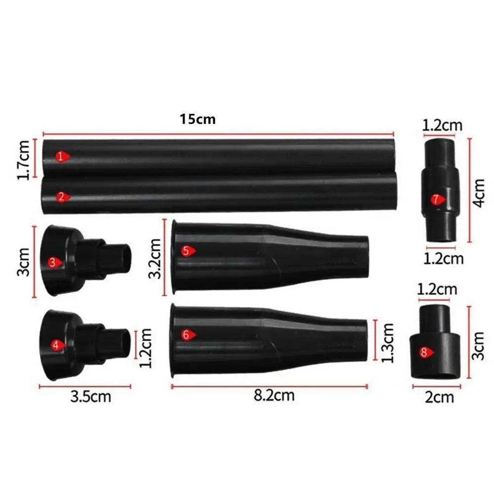 8 Fountain Water Pump Nozzle Mushroom Fountain Spray Set for Goldfish Pond Aquarium Pool Garden Tank