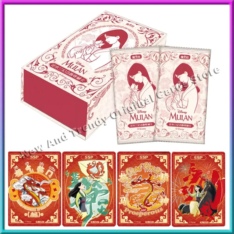 Limited Sale Original Card.  Fun Disney Hua Mulan TCG Card Collectible Children's Blind Box Toy Holiday Gift