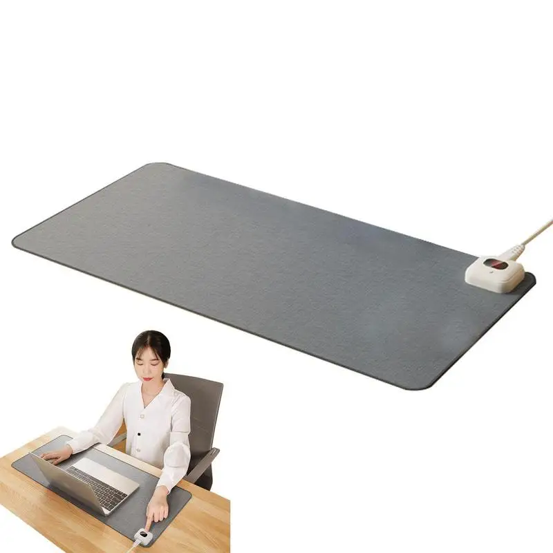 Electric Heat Mouse Pad Table Mat Display Temperature Heating Mouse Pad Keep Winter Warm Hand For Office Computer Desk Keyboard