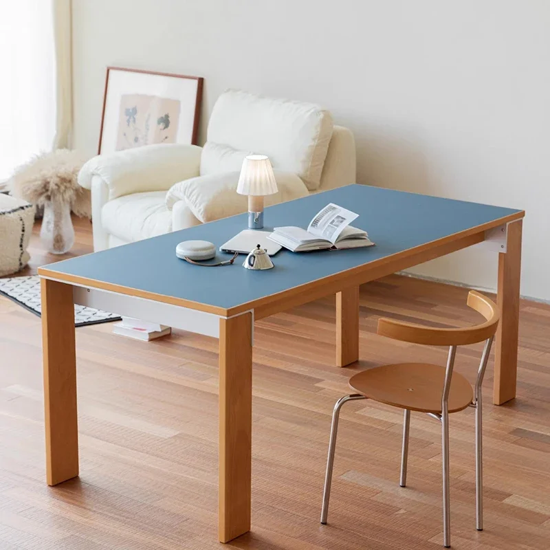 #Study Wall Dining Table Wood Gaming Camping Garden Reception Poker Dining Table Children Bistro Mesas De Jantar Salon Furniture