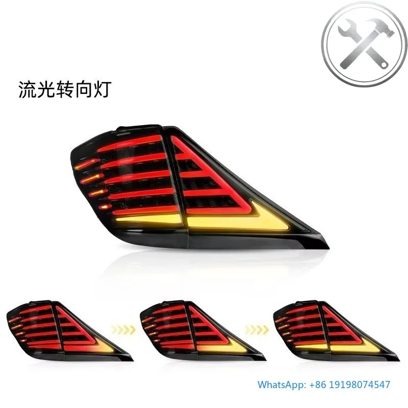 

Factory Direct High Quality Full LED Sequential Taillights Assembly For Full Size MPV Alphard 2007‑2013 Clear Lens 12V Waterproo