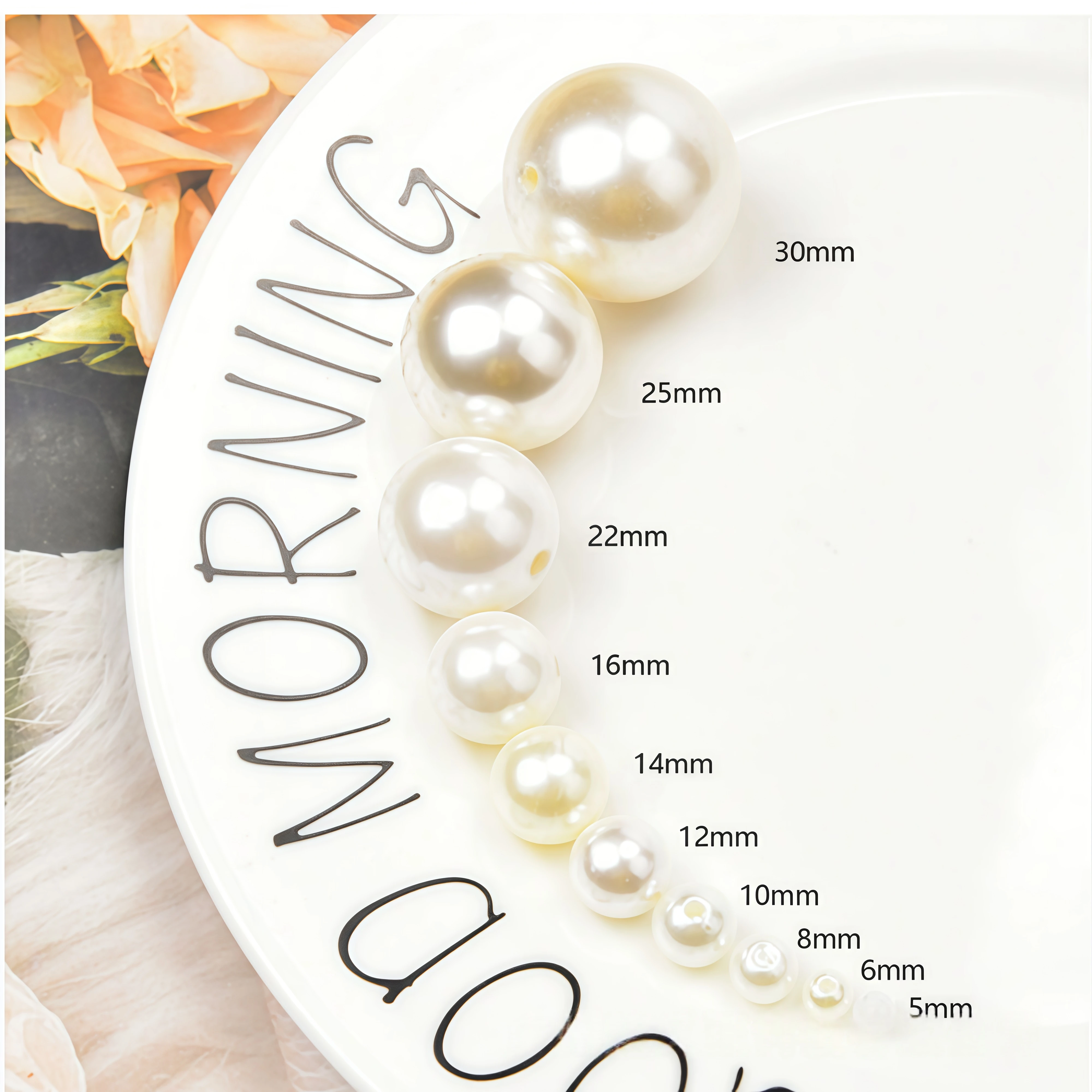 Big Size 20Mm 25Mm 30Mm Pearl Fresh Water Beads 2 Holes Sew On Clothing Bags Loose Bridal Hand Bouquet Shoes Headwear Decoration