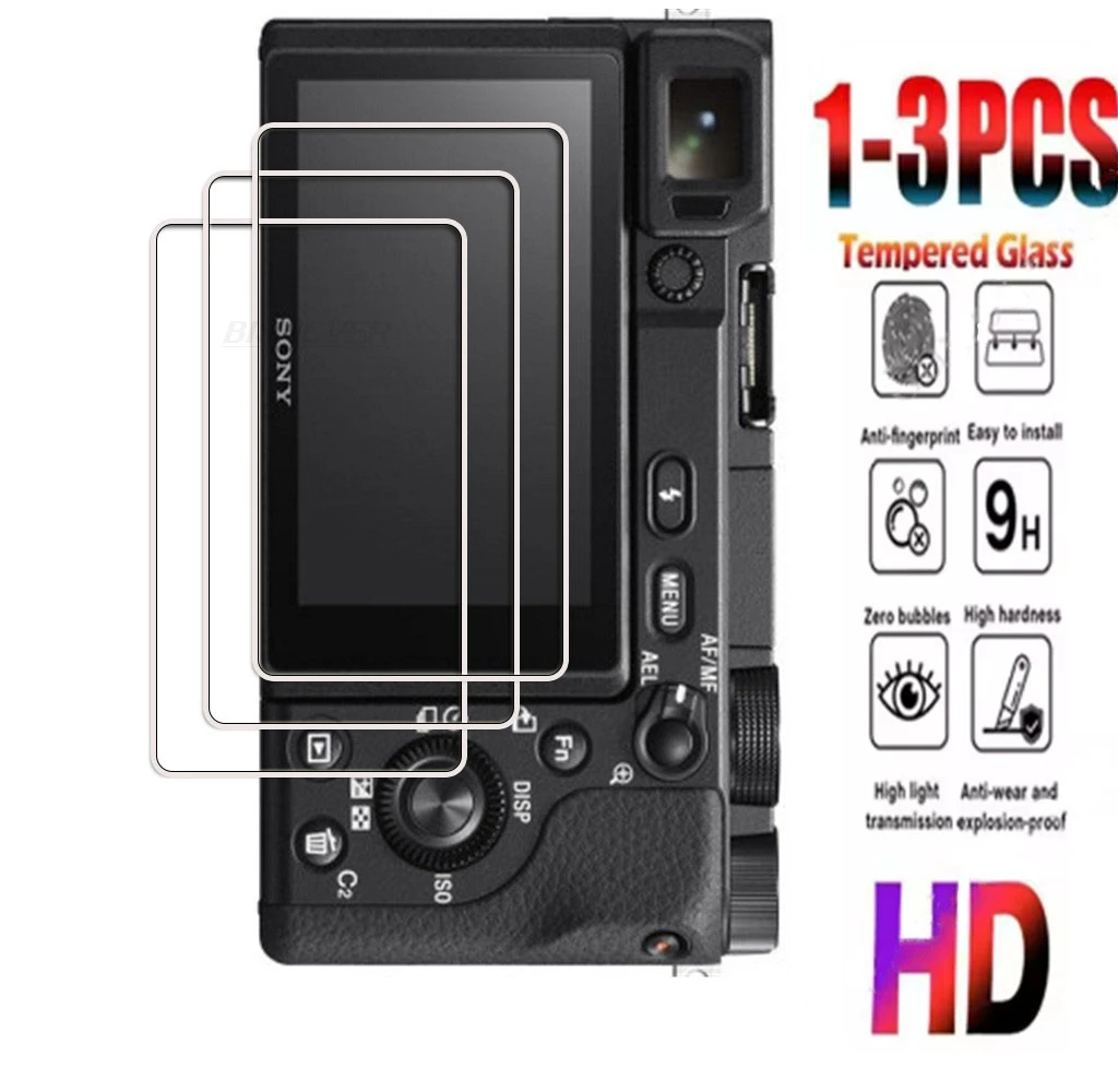 1-3 шт. закаленное стекло 9H для Sony A5000 A6000 A6300 A6400 A6600 ILCE-6400 ILCE-6600, защитная пленка для ЖК-экрана камеры