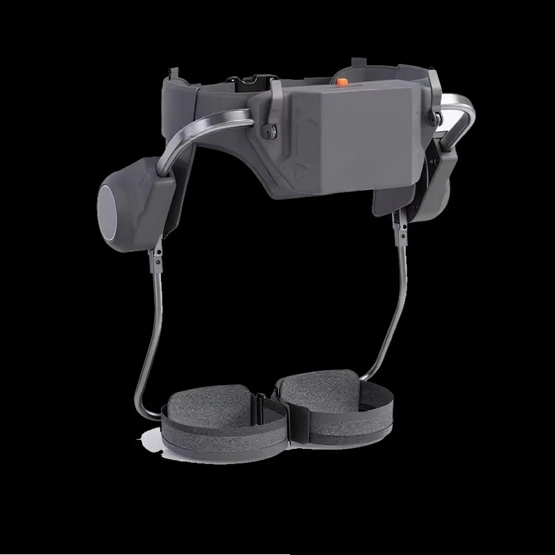 

Walker exoskeleton robot climbs up and down the mountain to help the robot