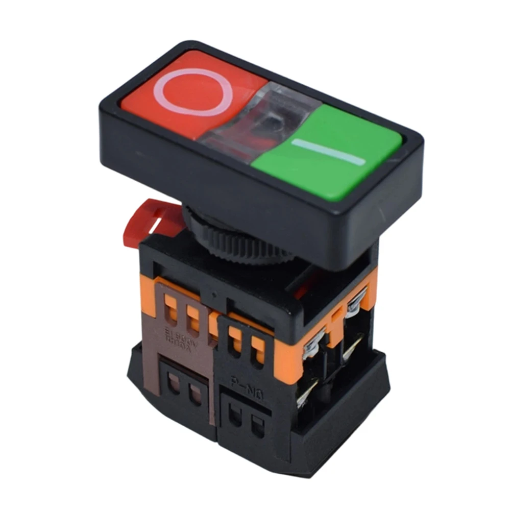 Industrial Control Pushbutton Switch ABS Plastic 660V Rated -30 100 C Operating Temperature For Industrial Equipment