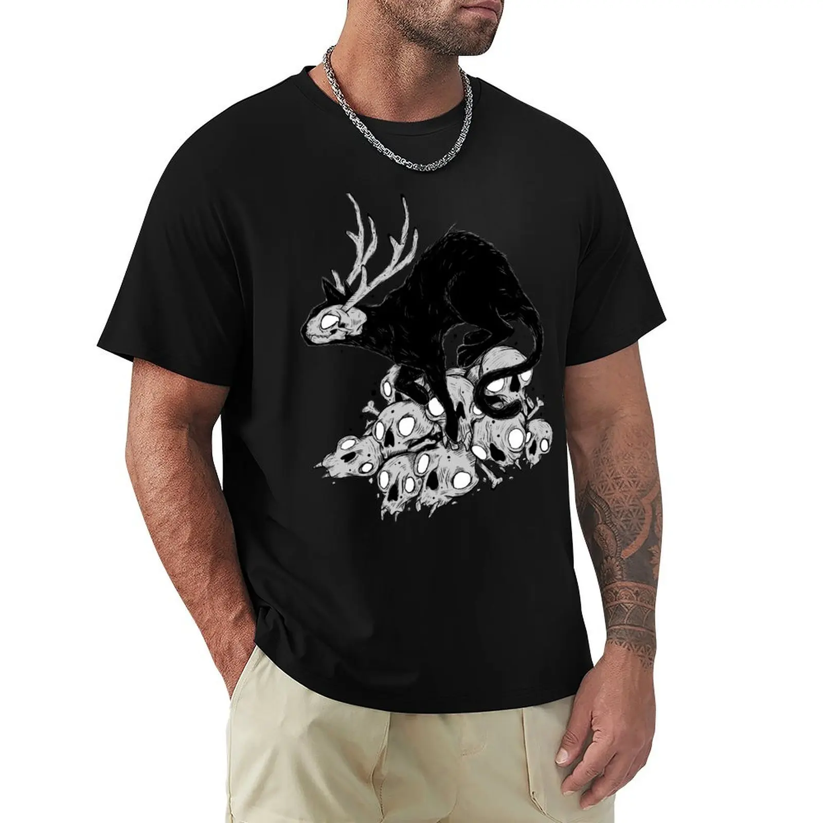 

Kitty Demon Skull T-Shirt affliction shirts luxury designer shirts graphic tee men
