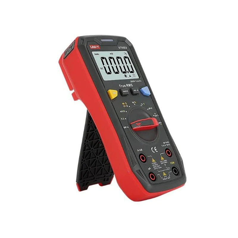 UNI-T Mini Digital Multimeter UT60EU 1000V AC DC Voltage Current Meter Automotive Tester Capacitor Temperature Test 9999 Counts