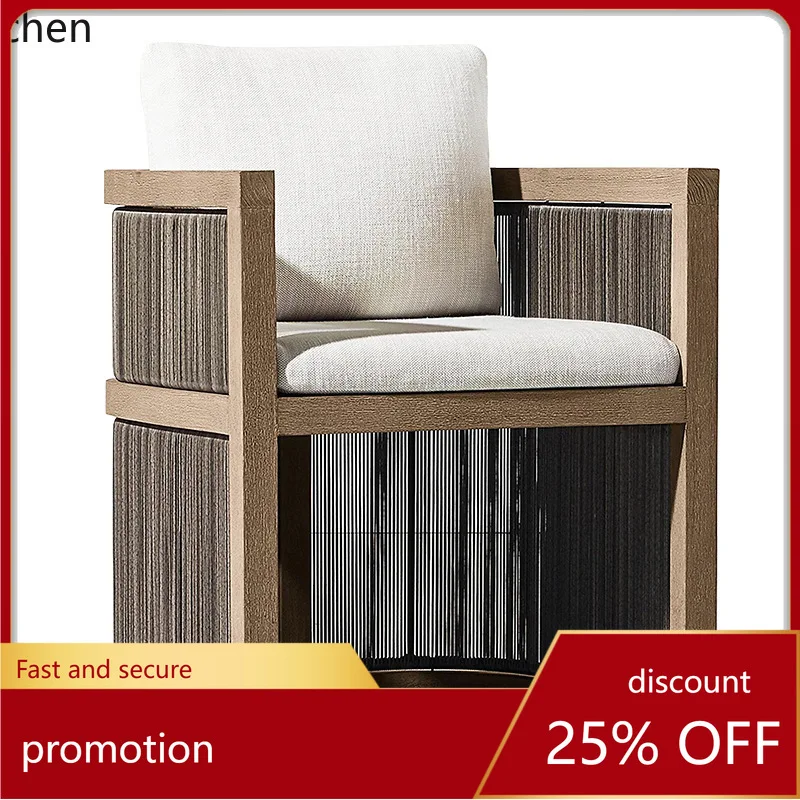 

Уличный стол и стулья ZML для двора, сада, виллы, уличная мебель из массива дерева для отдыха на открытом воздухе