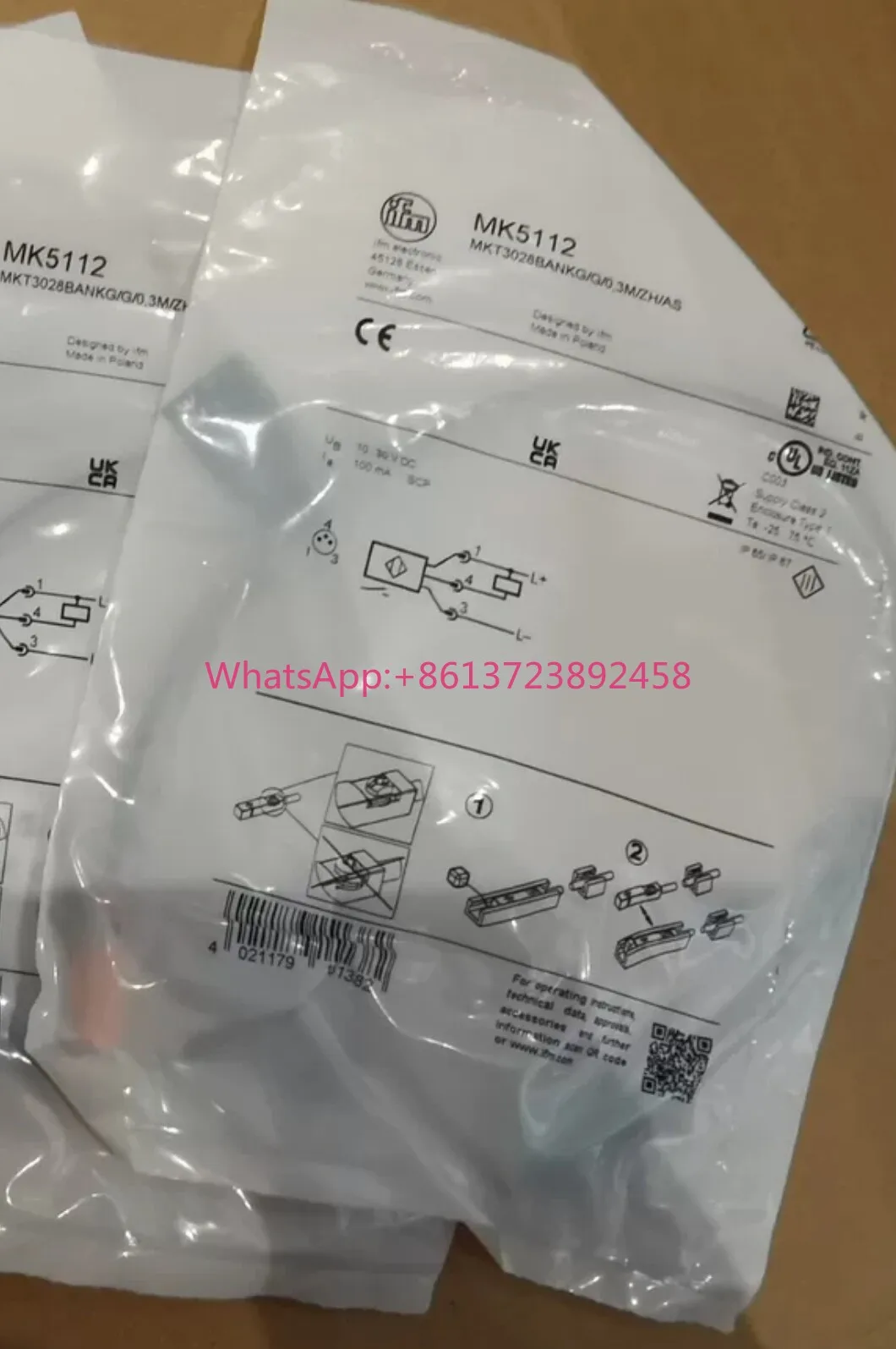 

Yifumen IFM magnetic switch MK5112, model MKT3028BBPKG/G/0.3M/EN/AS high quality