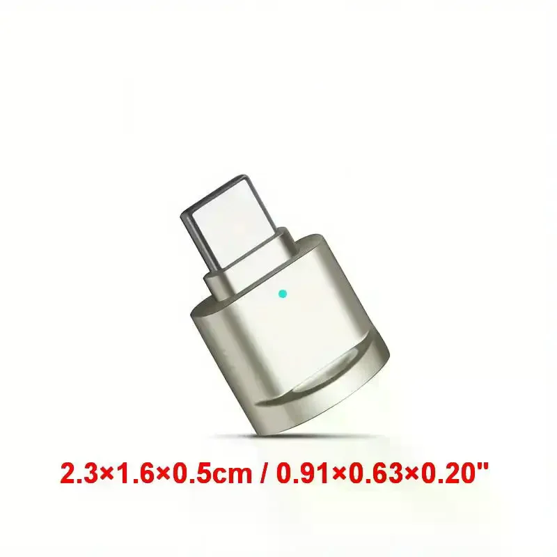 Mini USB 3.0 Type-C To TF Card Reader Aluminum Alloy Memory Card Adapter High Speed