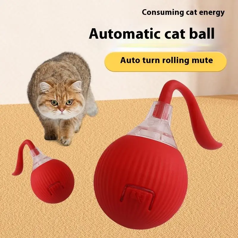 

Smart Cat Toys Automatic Avoidance Rolling Ball Electric Cat Interactive Toys Kitten Toys for Indoor Playing