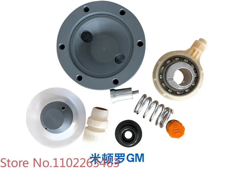 Pump head metering pump accessories South GM spring diaphragm oil dipstick oil seal assembly eccentric check valve