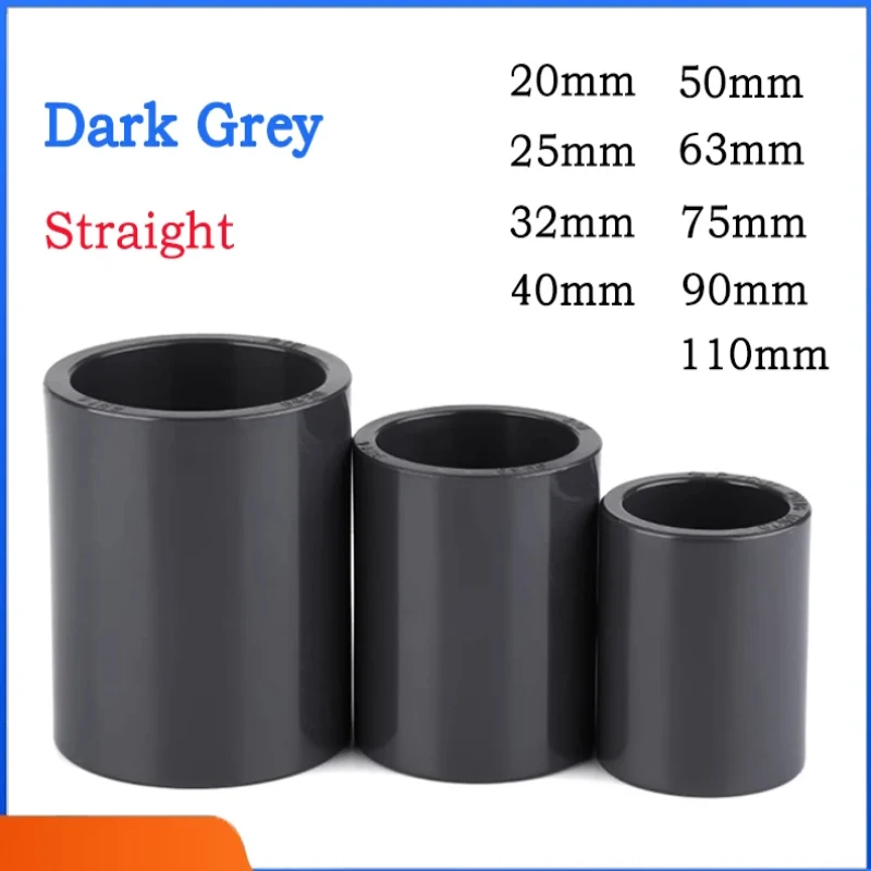 

1PC Taiwan Sanli Pvc Union National Standard Upvc Plastic Water Pipe Fitting Straight Connector Chemical Pipe Accessory