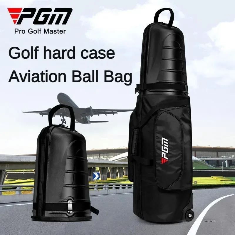 PGM Golf Aviation Bag Men Women Hard Shell Anti Collision Squeeze Aircraft Consignment Belt Roller Skating Travel Bags HKB014