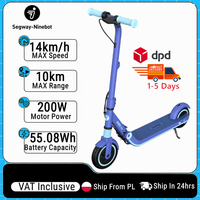 EU In Stock Ninebot by Segway ZING E8 Kids Foldable Smart Electric Scooter 10km Mileage Lightweight Children's Kickscooter