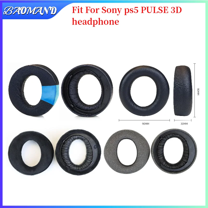 

Ear Pads for sony ps5 PULSE 3D Headphones replacement headband cushion Earpads headset Gamer Leather case