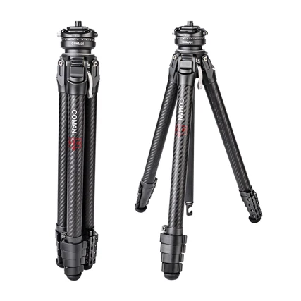 COMAN F38 Outdoor Travel Photographic Carbon Fiber Tripod Portable Camera Tripod Video Tripod