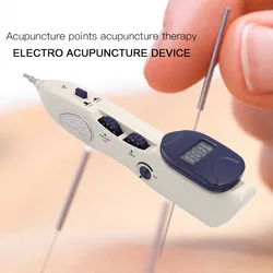 With Digital Display  Portable Laser Acupuncture Pen Electro Acupuncture Point Muscle Stimulator Device Health Care Tools