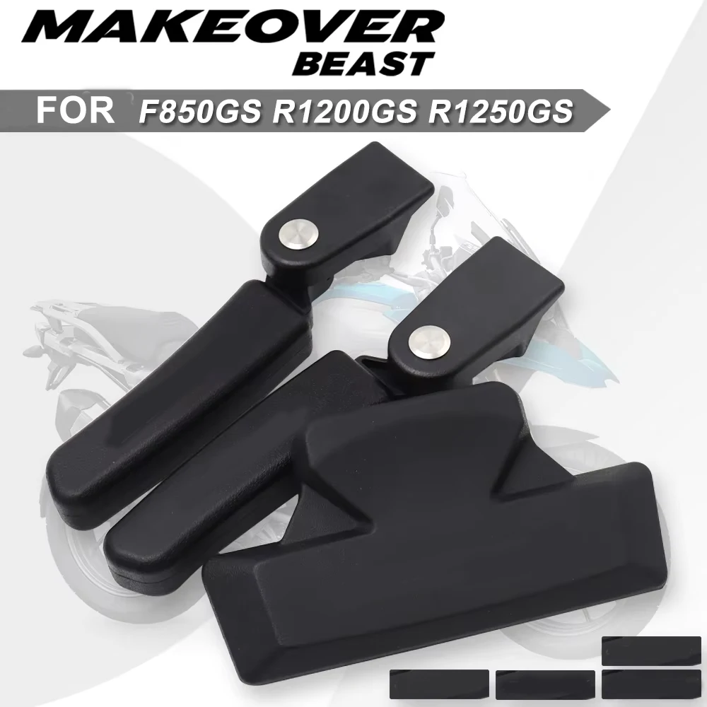 Motorcycle Aluminum Rear Box Passenger Armrest Fit For BMW R1250GS R1200 GS 1200 LC ADV F800GS F750GS F850GS Backrest Pad