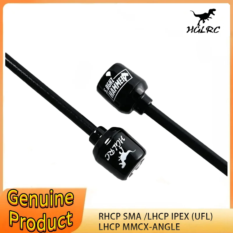 

HGLRC Mini Hammer FPV Antenna 87mm 5.8G 2.5DB for RC FPV Freestyle Drones VTX FPV Goggles DIY Parts