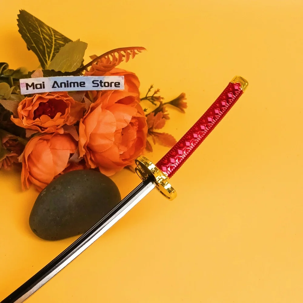 Couteau Ninja en acier Roronoa Zoro Katana, 10 pouces, sabre de samouraï Original en métal, épée Zoro, taille réelle, jouet Katana japonais, cadeau