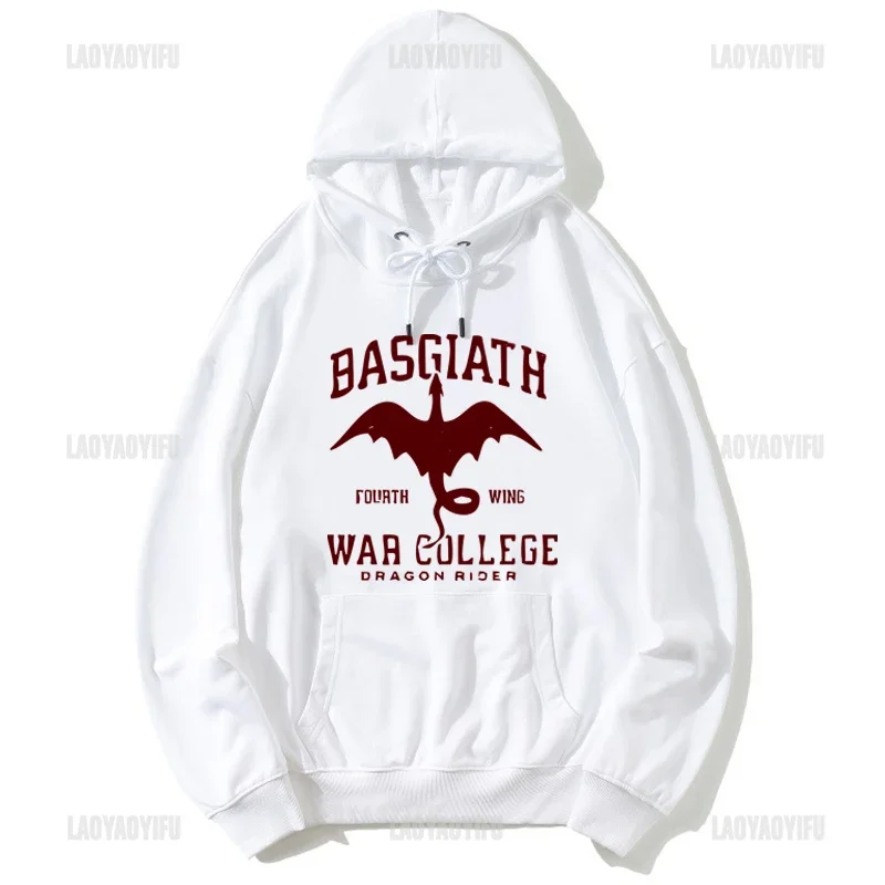 

Fourth Wing Men Hoodie Lady Vintage Sweatshirt Graphic Basgiath War College Y2k Hooded Rebecca Yoros Book Lover Hoodies