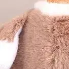 Bonito avestruz brinquedo de pelúcia dos desenhos animados pingente macio boneca de pelúcia chaveiro mochila saco de carro chaveiro decoração presente do miúdo