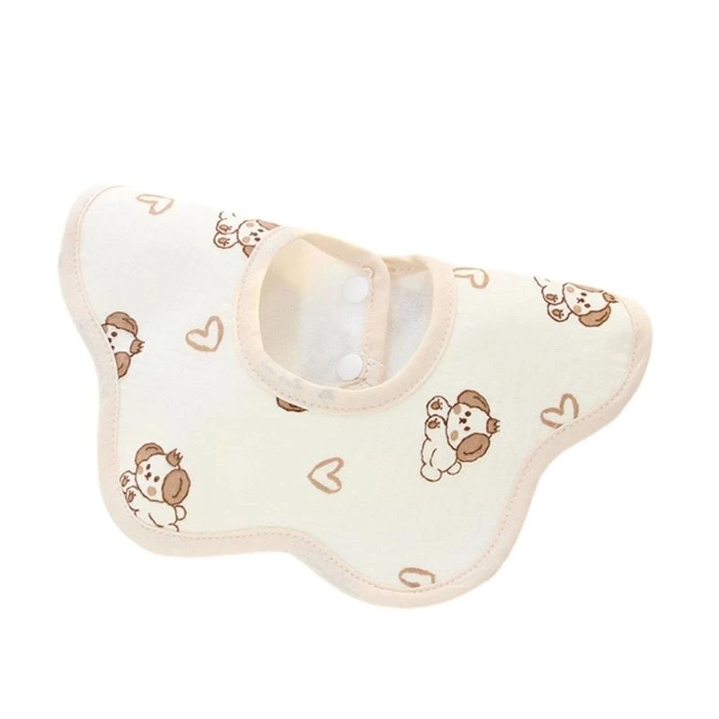 

Baby Feeding Bibs Drooling Apron Newborns Burp Cloths Infant Supplies Petal Bib Strong Absorbent Cotton Soft Baby Bibs G2TD