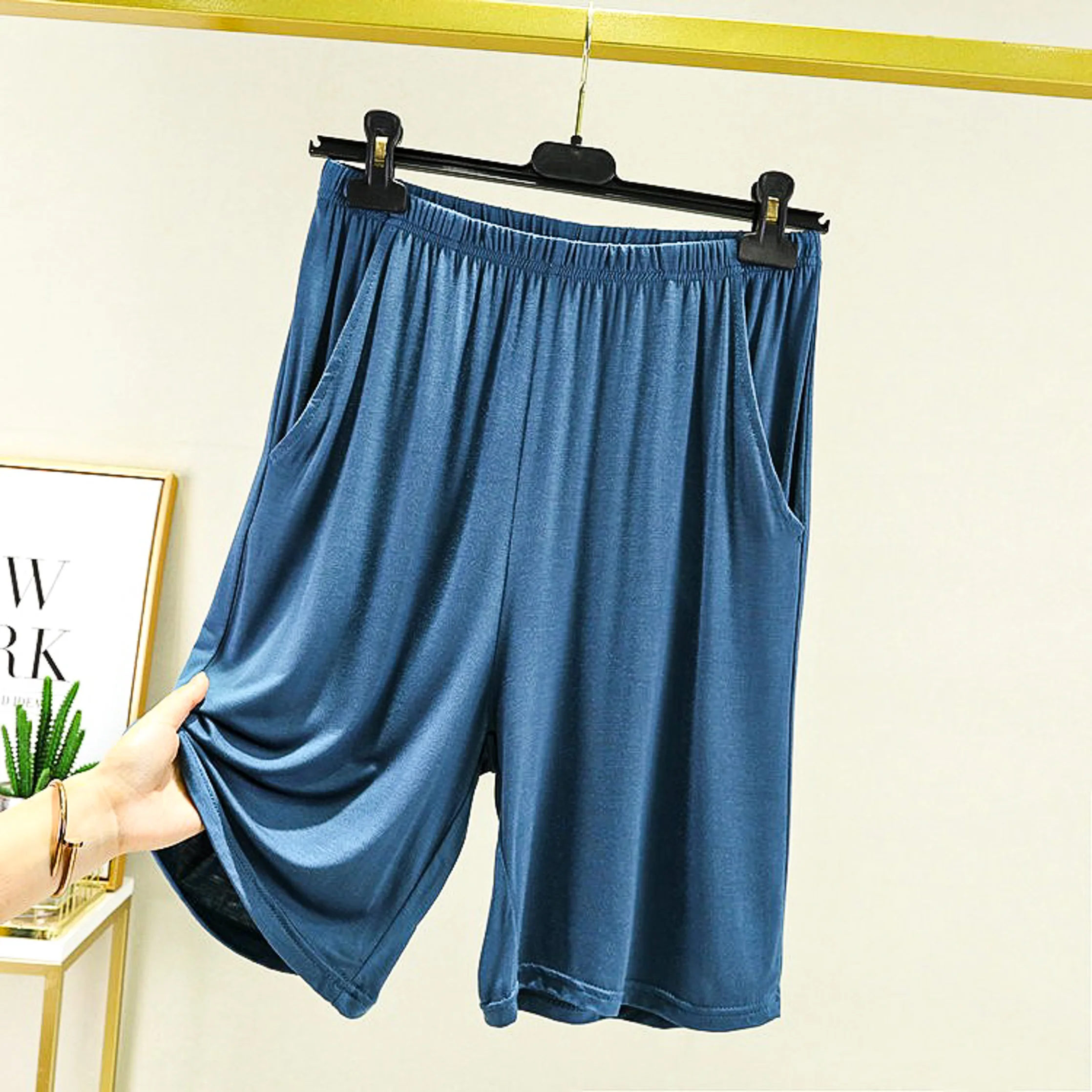 Women's Knee-Length Pajama Shorts: Comfy Casual Summer Sleepwear, Japanese Homewear, Plus Size