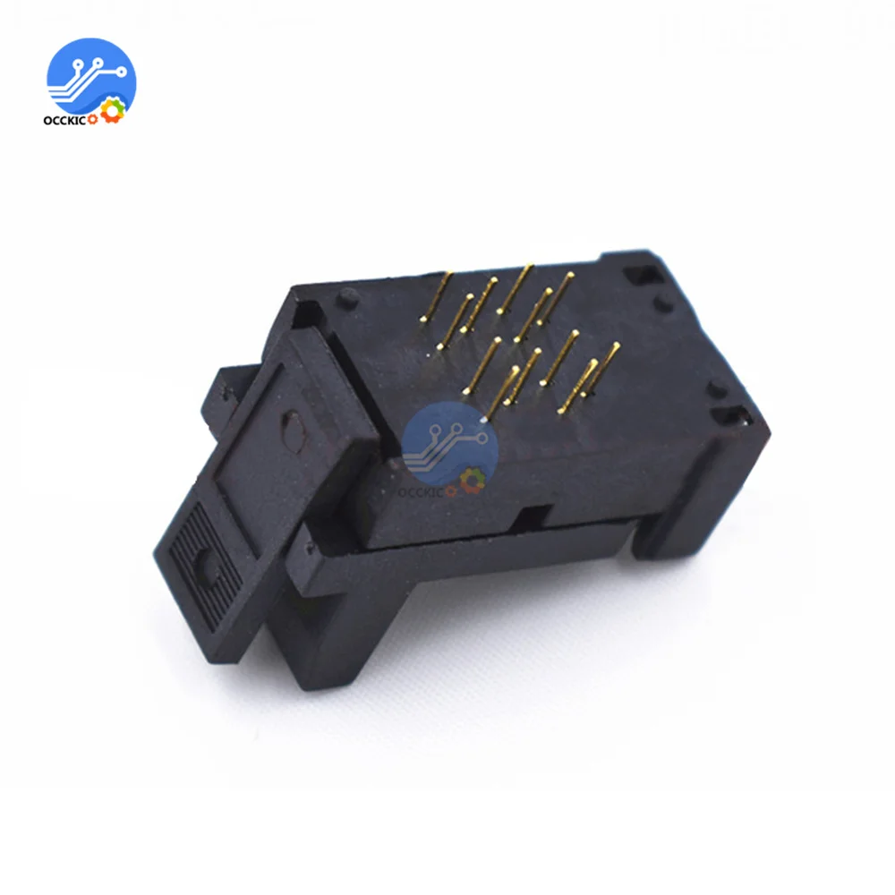 SOT23-3-6L-1.7 IC โปรแกรมเมอร์อะแดปเตอร์ชิปซ็อกเก็ตทดสอบการเผาไหม้ที่นั่งติดตั้งพลาสติกกว้าง1.7มม.