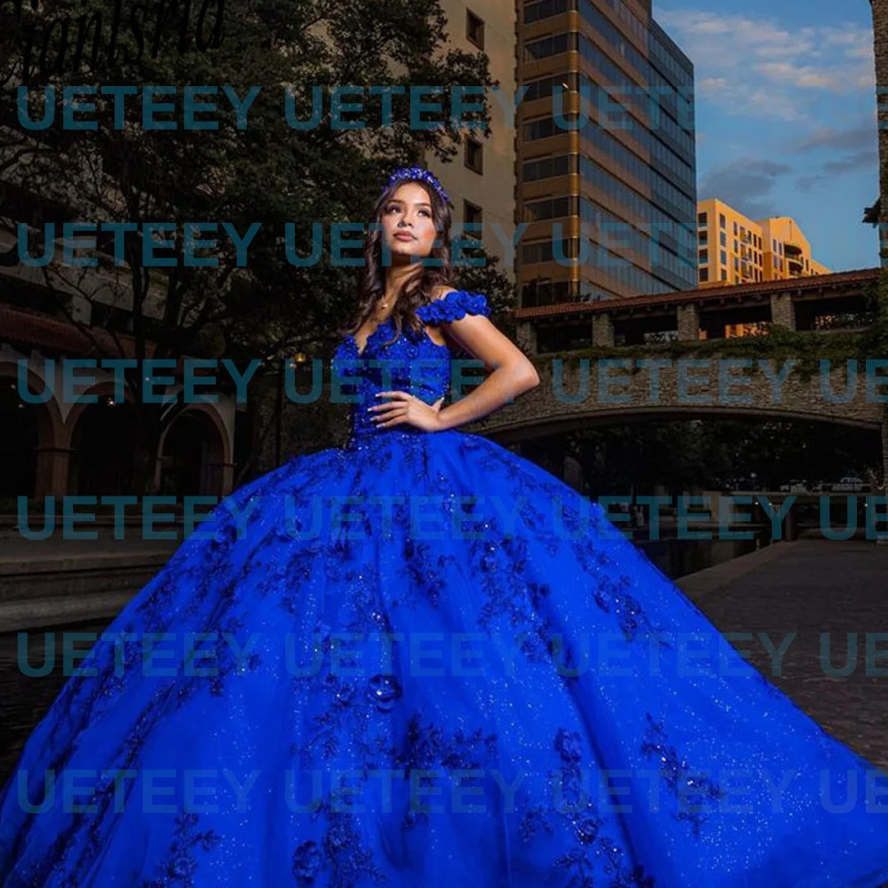 2023 quinceanera vestidos para doce 15 ano sexy fora do ombro inchado bola vestido de renda apliques princesa vestidos