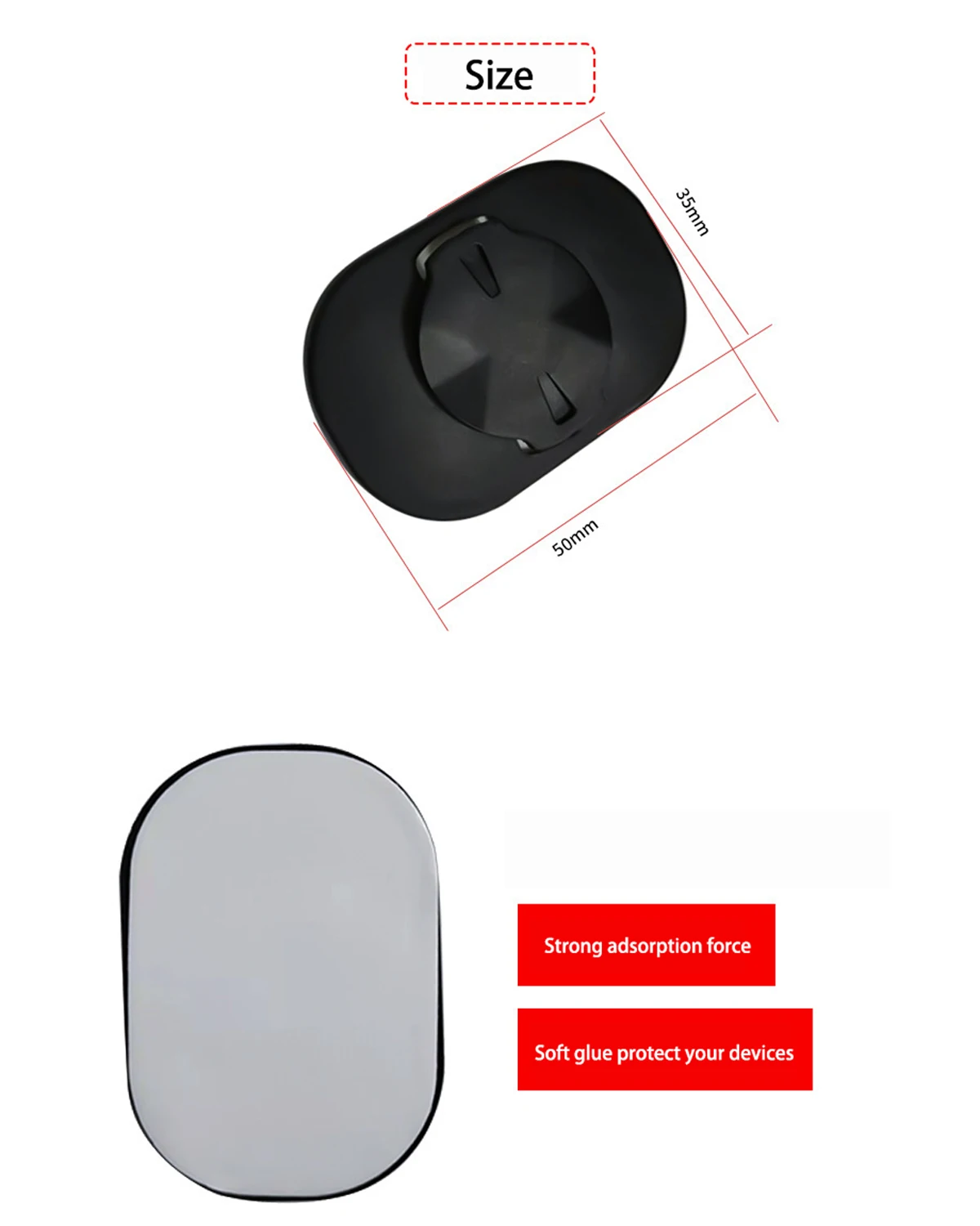 Cell Phone Holder with Garmin Adapter,Compatible with Garmin Computer Mount - Image 2