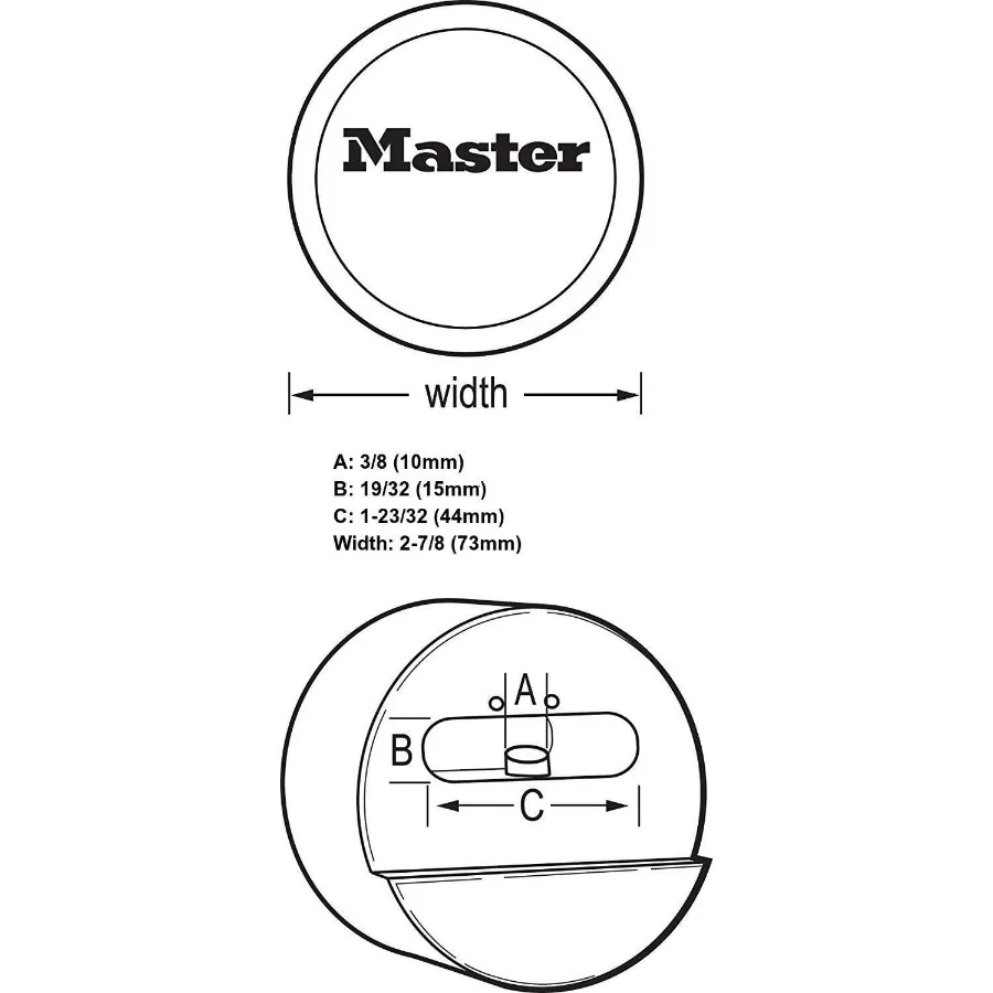Cadeados de manilha oculta da série Pro com chave igual 6271NKA-6 com tecnologia BumpStop para maior segurança em alto comercio de tráfego