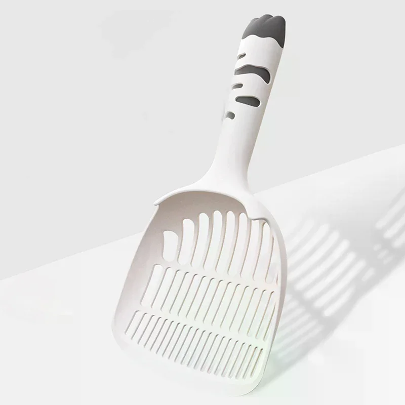 Cat Litter Scoop Plastic Cat Litter Shovel With Base Self Cleaning Cat Litter Box Shovel Kitten Toilet Clean Tools Cat Supplies