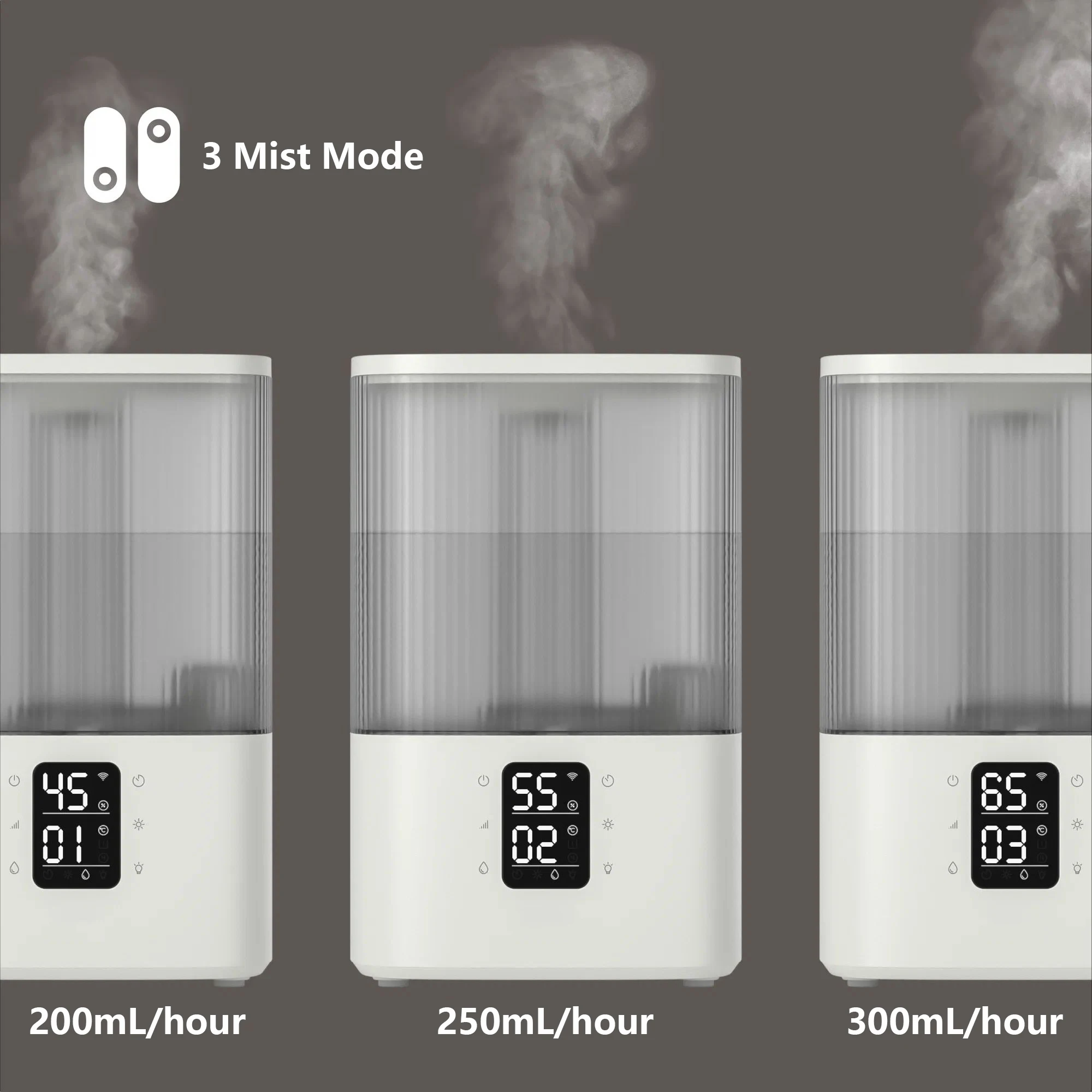 RUNAL, recién llegado, difusor de Aroma de aceite esencial con luz Led cambiante colorida, humidificador de aire ultrasónico para niños y bebés
