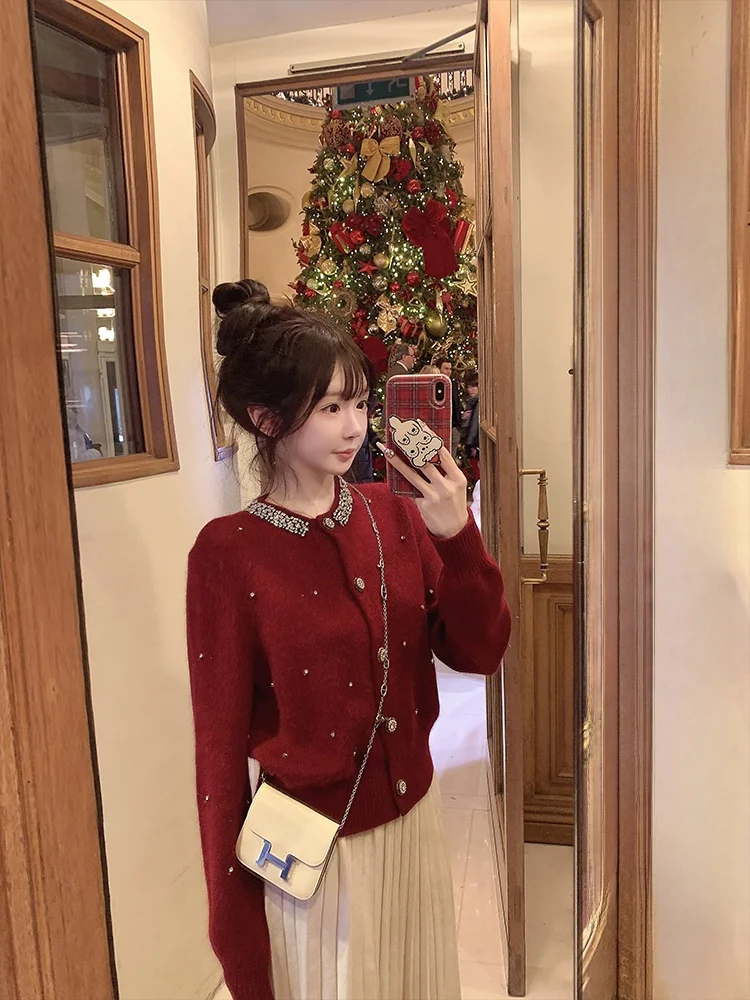 

Ограниченное предложение: Новогодний свитер Trois Couleurs Rouge, привлекающий богатство, утепленный, свободного кроя, с длинными рукавами и круглым вырезом.