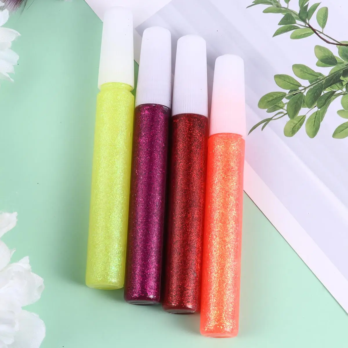 Flicker Glue Pen Color Glue Pen Painting Glue Pen Glitter Powder Glue Pen Glitter Pen