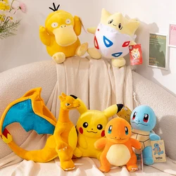 Newest Pokemon Collection Plush Kawaii Pikauchu Scorbunny Sprigatito Gengar Stuffed Doll Charizard Lapras Xmas Toys gifts