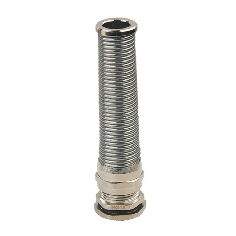 H492 series Ip68 Waterproof Metal Spiral Spring Cable Gland Used to protect the cable in and out to prevent transitional