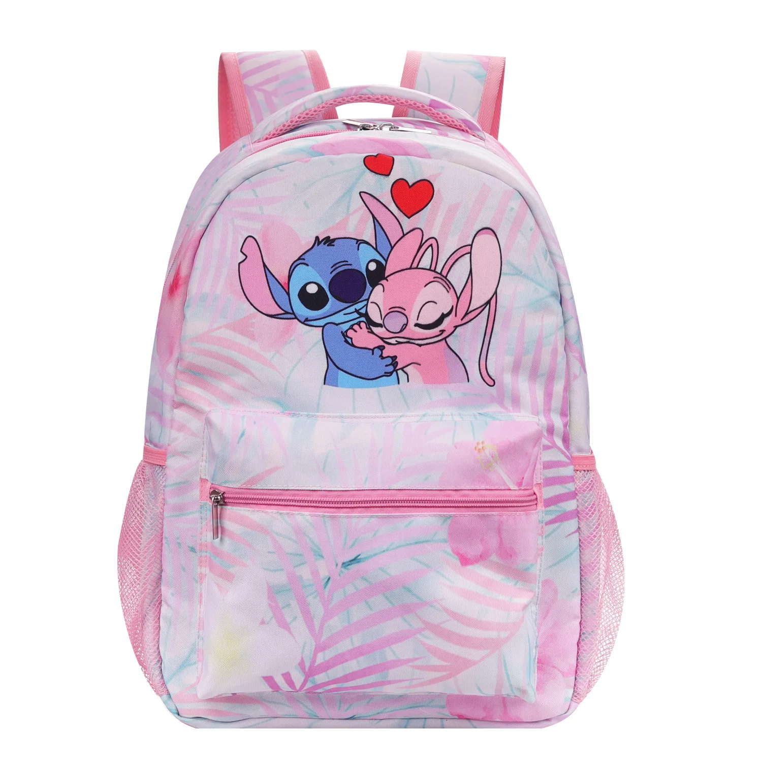 MINISO Lilo Stitch plecaki dziewczyny kobiety śliczne torby szkolne dla studentów nastolatki dziewczęce kieszenie Mochilas Kawaii damski plecak na