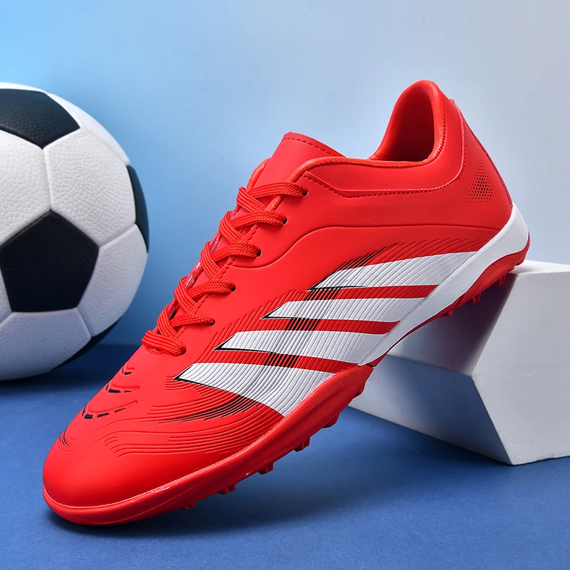 

Men Football Boots Professional Society Unisex Sports Soccer Shoes High Quality TF/FG Women Outdoor Resistant Football Shoes