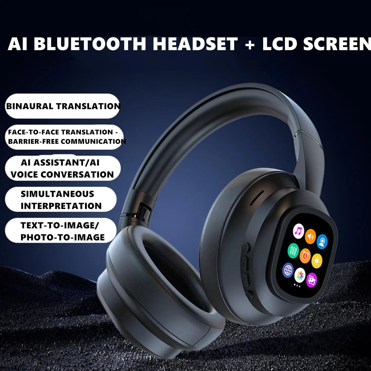 Smart Over-Ear Blue…