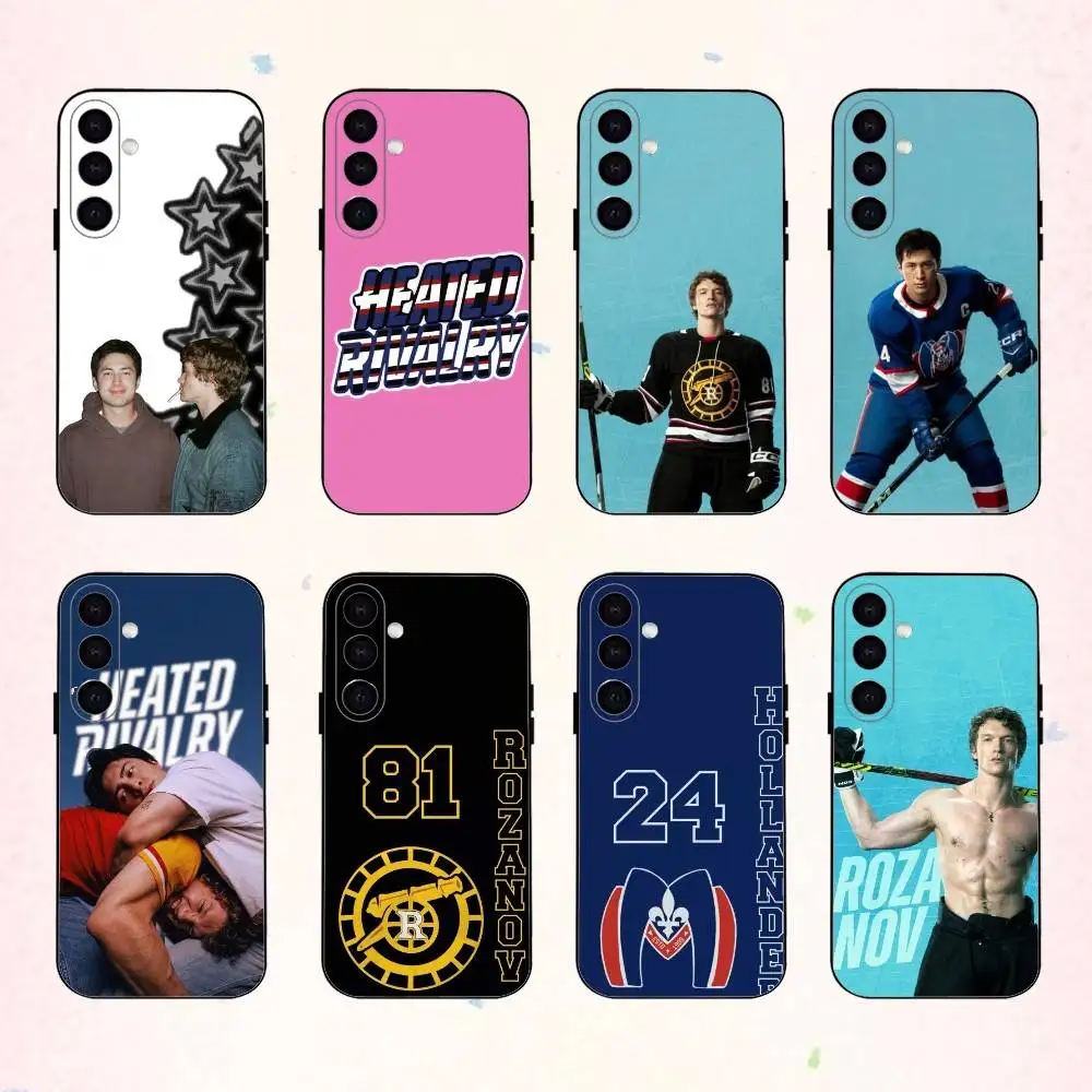 

Ice Hockey H-Heated R-Rivalry phone Case For Samsung Galaxy A73,A72,A71,A70,A53,A52,A51,Others Soft Black Shell