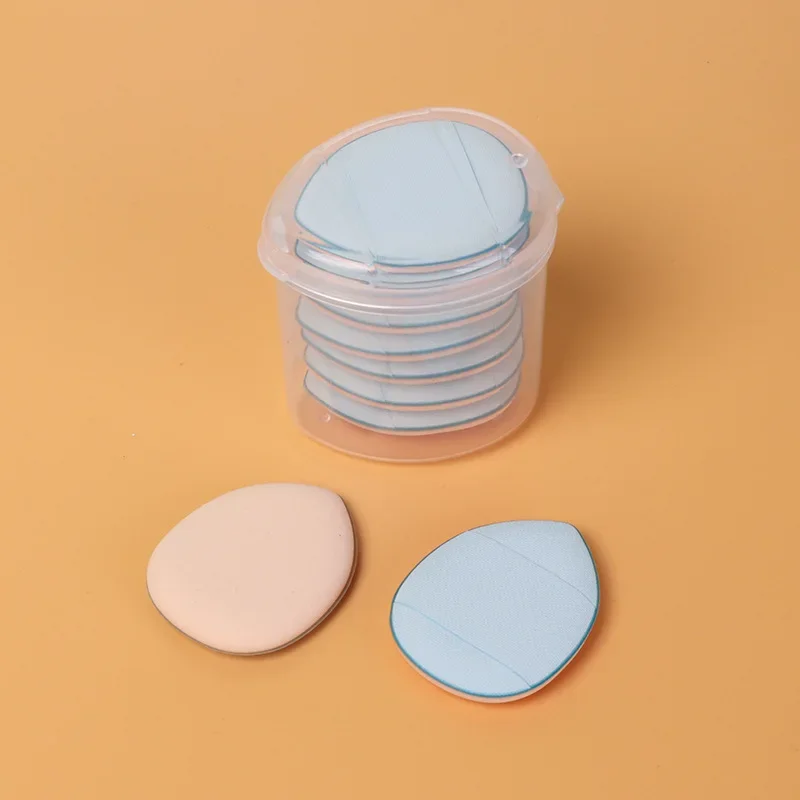 7 Uds. Mini esponja para la yema del dedo, esponjas de maquillaje para el rostro, esponjas de maquillaje para base en polvo, esponjas para polvo suelto, crema de aire