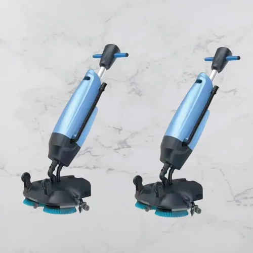 Commercial Portable Electric Floor Washing Machine T1 Mini Automatic Wall-behind Scrubber for Marble Granite Floor