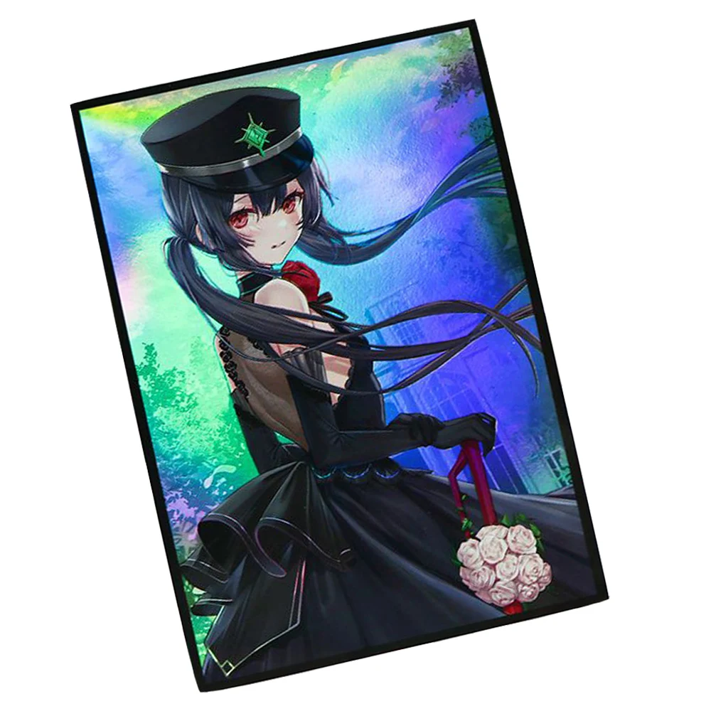 50PCS 63X90mm Roze Art Printing Card Sleeves Anime Card Sleeves Board Game Trading Card Protector for YGO for PTCG Cards