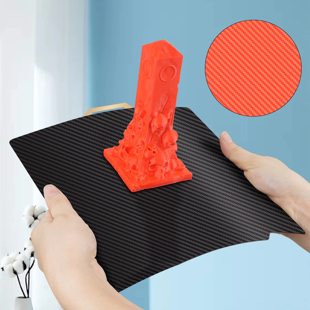 Für Bambu Lab P2S X1 P1S Carbon-Bauplatte A1 PEI-Platte, texturiert, doppelseitig, PEO PET-Bauplattengestell für Bambulab P1S P1P X1C Bauplatte – Detail 16