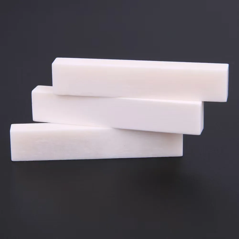 

Electric Guitar Bone Nut DIY Blank Bone Nut Unslotted Universal Nut For Guitar / Bass / Mandolin Parts & Accessories